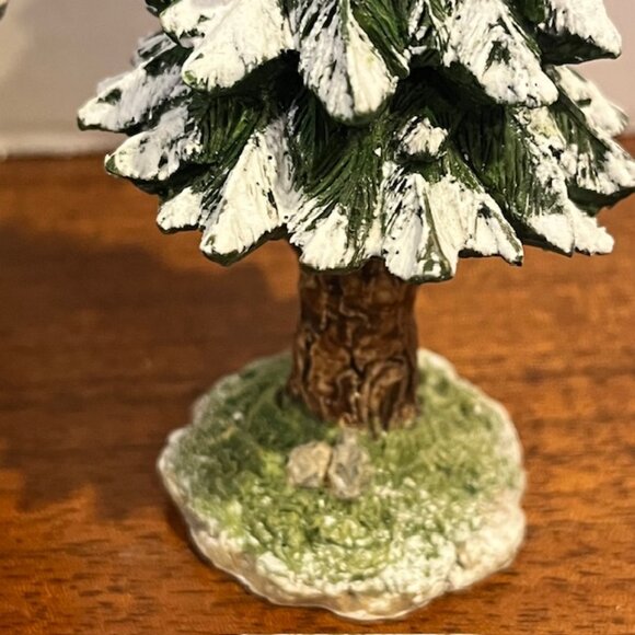 Dept 56 Village "Snowy Scotch Pines" and Extra Snowmen - Picture 9 of 15